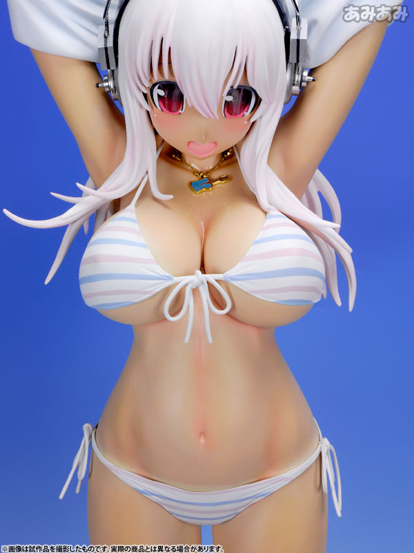 SoniAni: Super Sonico The Animation - Sonico - 1/2 - Suntanned Ver. , Stripe Bikini (A-Toys) photo 22