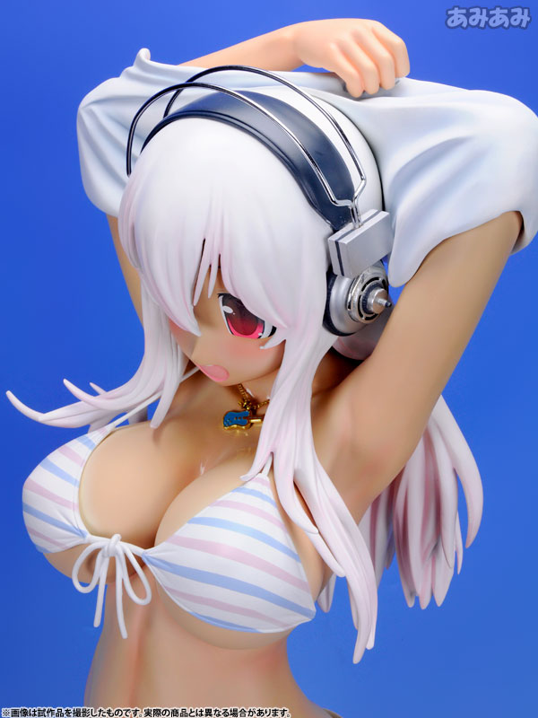SoniAni: Super Sonico The Animation - Sonico - 1/2 - Suntanned Ver. , Stripe Bikini (A-Toys) photo 23