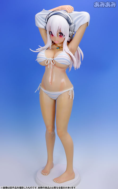 SoniAni: Super Sonico The Animation - Sonico - 1/2 - Suntanned Ver. , Stripe Bikini (A-Toys) photo 26