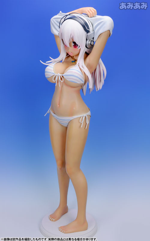 SoniAni: Super Sonico The Animation - Sonico - 1/2 - Suntanned Ver. , Stripe Bikini (A-Toys) photo 27