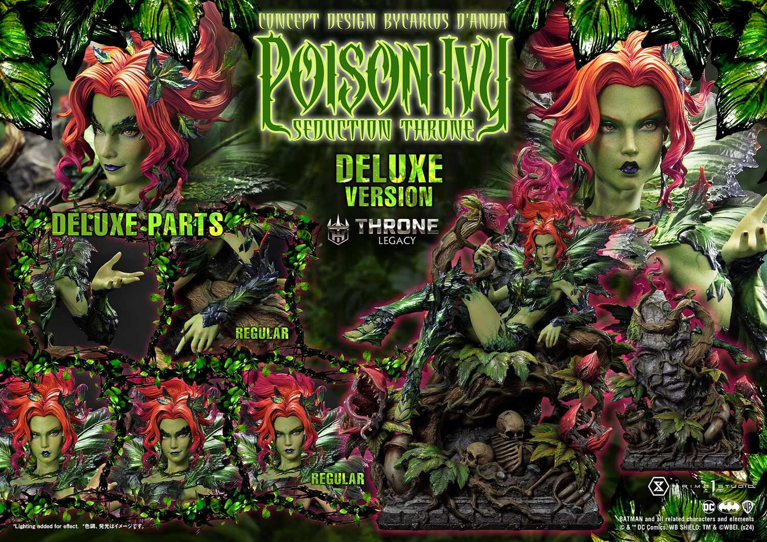 Batman - Poison Ivy - Throne Legacy (TLCDC-04DX) - 1/4 - Seduction Throne, DX Version (Prime 1 Studio) photo 89