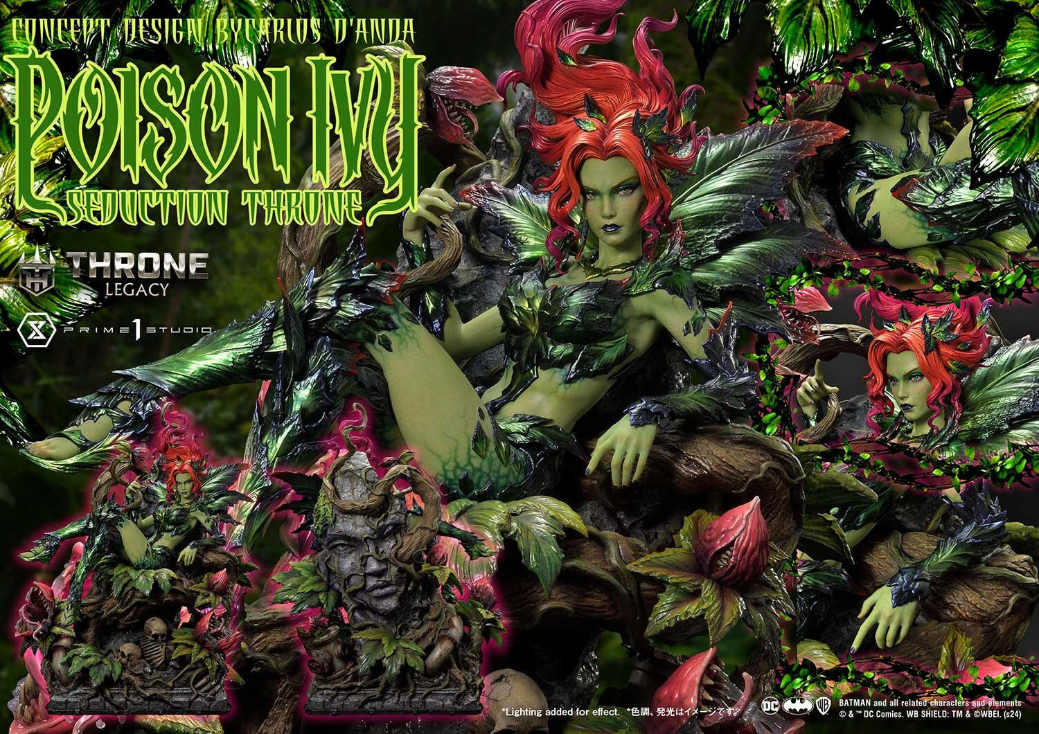 Batman - Poison Ivy - Throne Legacy (TLCDC-04DXS) - 1/4 - Seduction Throne, DX Bonus Version (Prime 1 Studio) photo 88