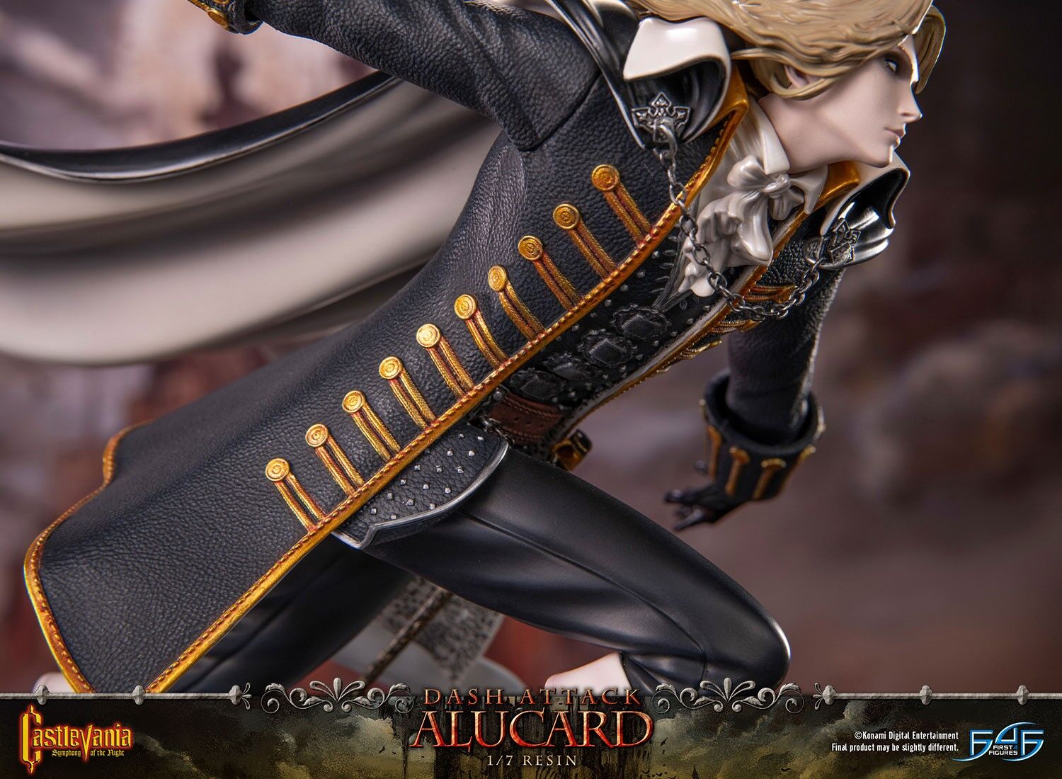 Akumajou Dracula X: Gekka no Yasoukyoku - Alucard - 1/7 - Dash Attack, Standard Edition (First 4 Figures) photo 2