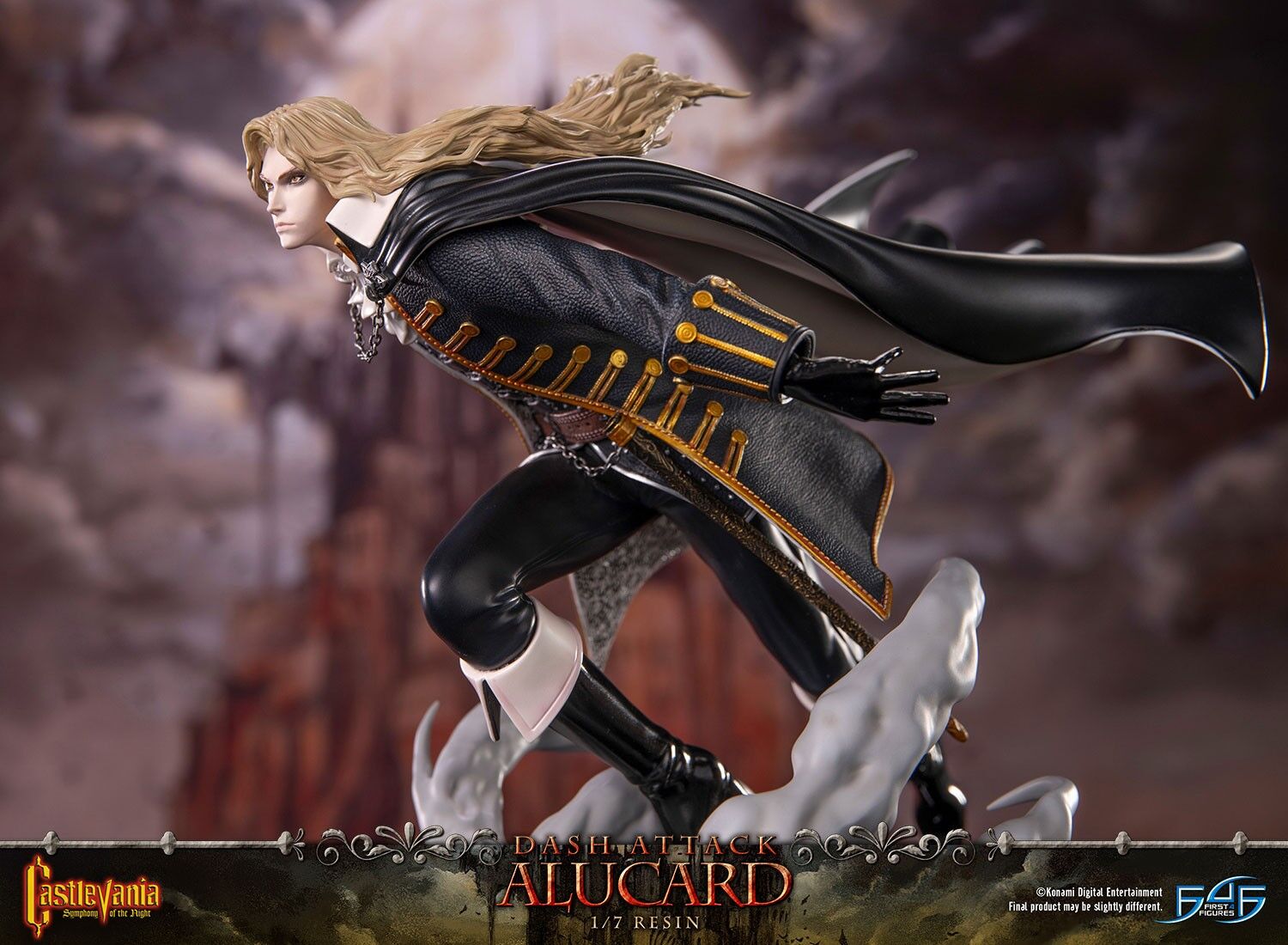 Akumajou Dracula X: Gekka no Yasoukyoku - Alucard - 1/7 - Dash Attack, Standard Edition (First 4 Figures) photo 5