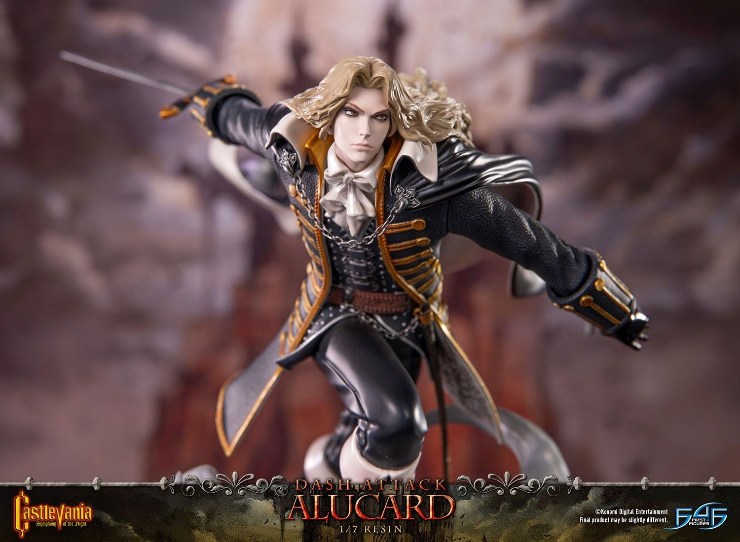 Akumajou Dracula X: Gekka no Yasoukyoku - Alucard - 1/7 - Dash Attack, Standard Edition (First 4 Figures) photo 9