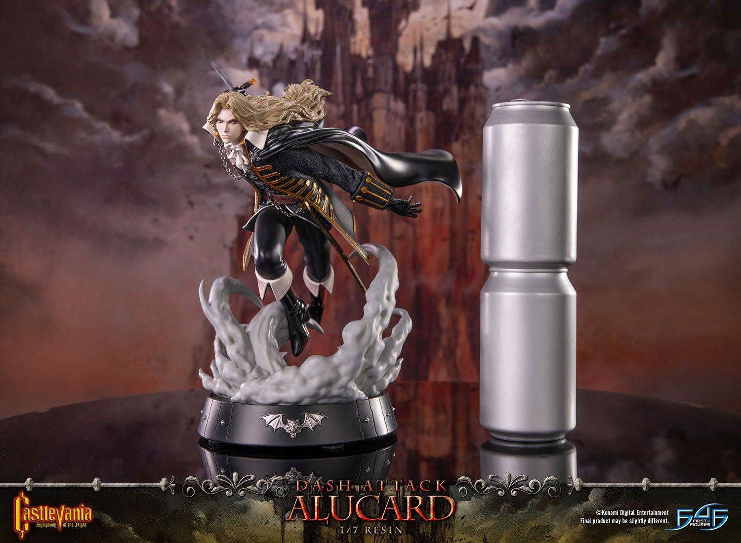 Akumajou Dracula X: Gekka no Yasoukyoku - Alucard - 1/7 - Dash Attack, Standard Edition (First 4 Figures) photo 12