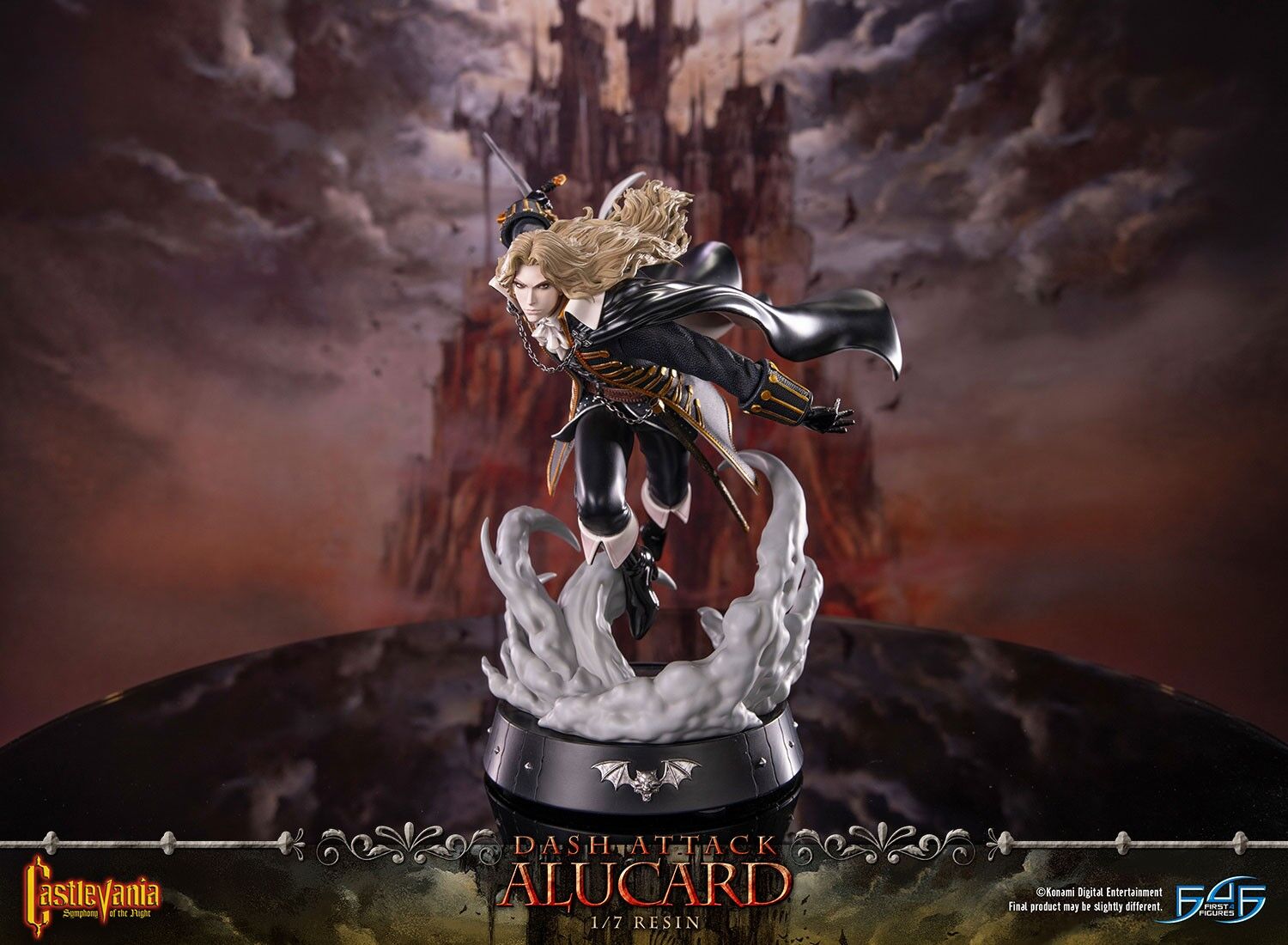 Akumajou Dracula X: Gekka no Yasoukyoku - Alucard - 1/7 - Dash Attack, Standard Edition (First 4 Figures) photo 13
