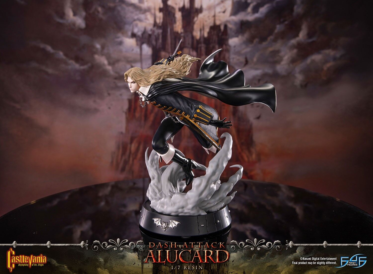 Akumajou Dracula X: Gekka no Yasoukyoku - Alucard - 1/7 - Dash Attack, Standard Edition (First 4 Figures) photo 14