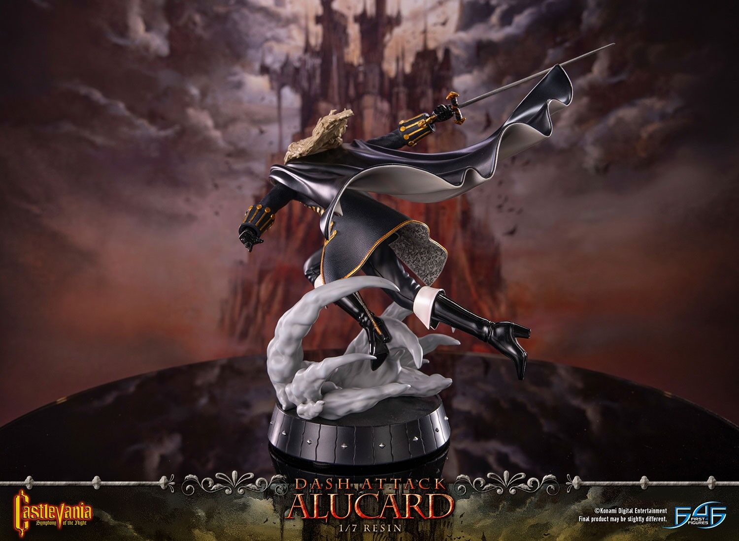 Akumajou Dracula X: Gekka no Yasoukyoku - Alucard - 1/7 - Dash Attack, Standard Edition (First 4 Figures) photo 16