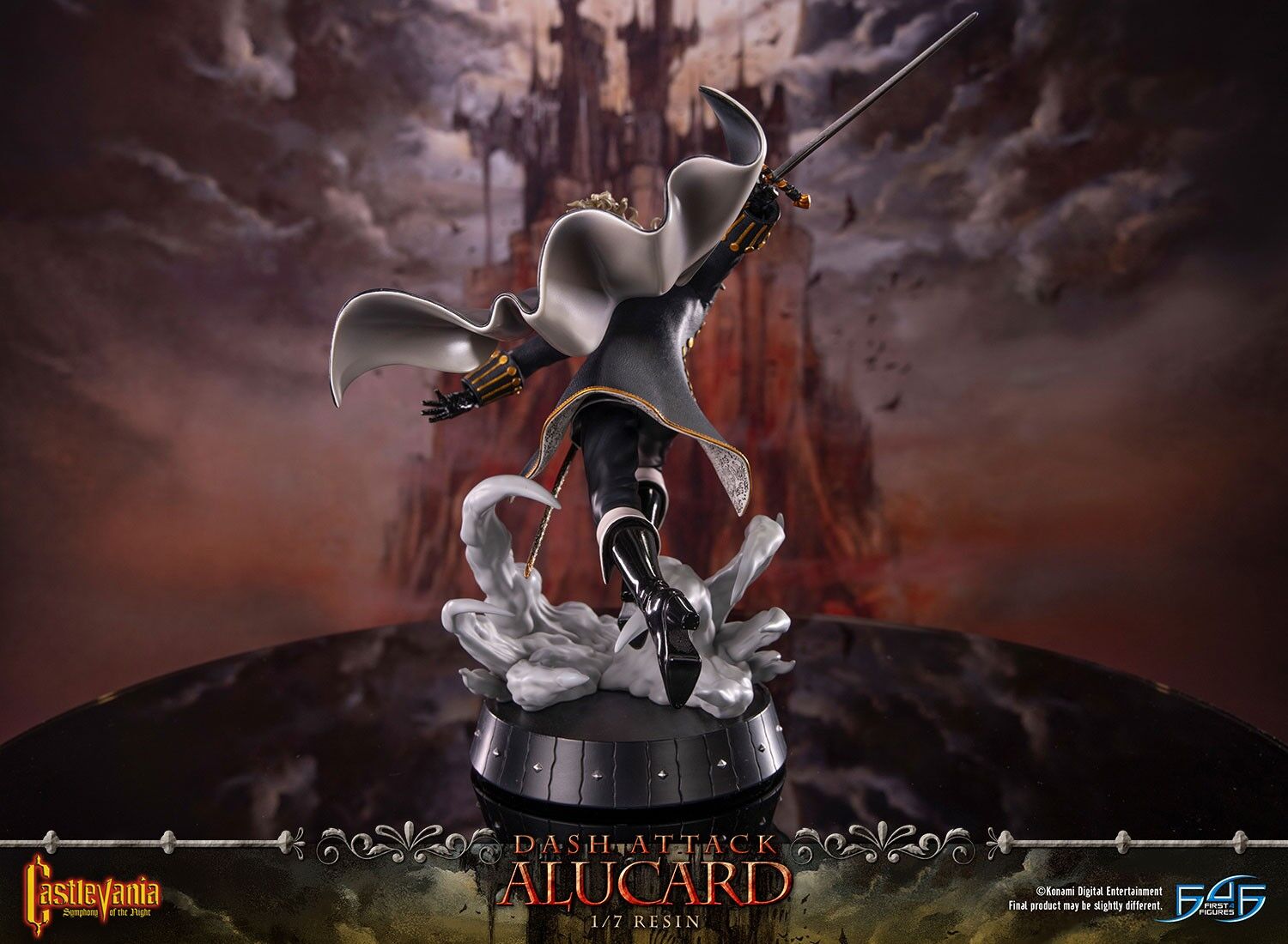 Akumajou Dracula X: Gekka no Yasoukyoku - Alucard - 1/7 - Dash Attack, Standard Edition (First 4 Figures) photo 17