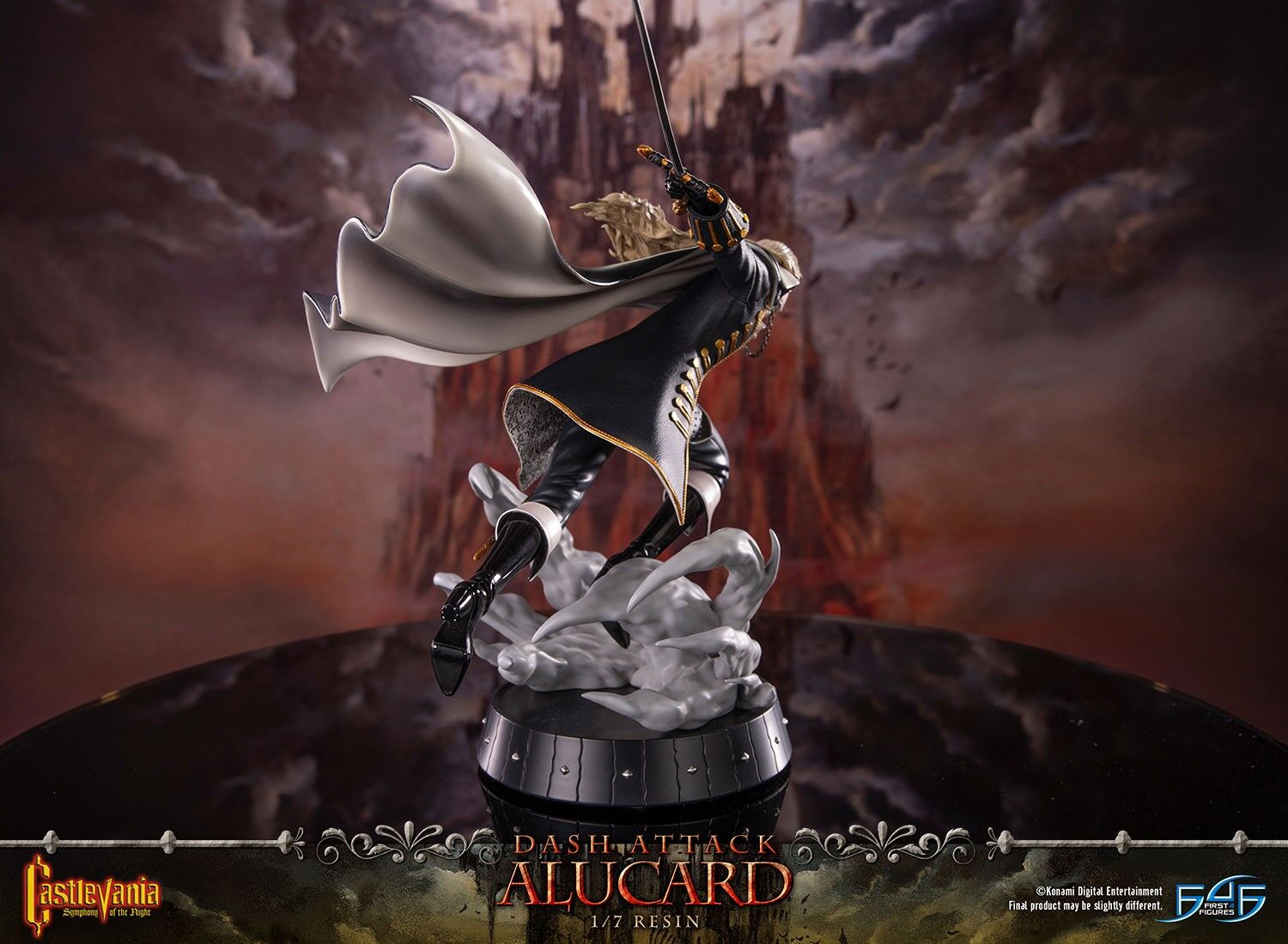 Akumajou Dracula X: Gekka no Yasoukyoku - Alucard - 1/7 - Dash Attack, Standard Edition (First 4 Figures) photo 18