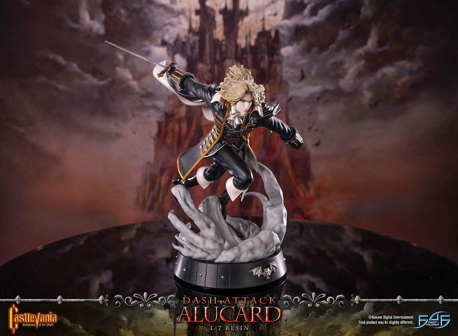 Akumajou Dracula X: Gekka no Yasoukyoku - Alucard - 1/7 - Dash Attack, Standard Edition (First 4 Figures) photo 19