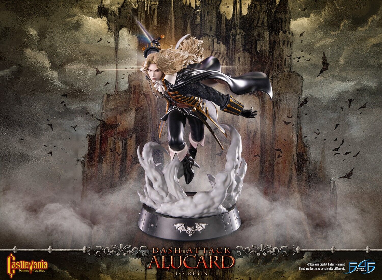 Akumajou Dracula X: Gekka no Yasoukyoku - Alucard - 1/7 - Dash Attack, Standard Edition (First 4 Figures) photo 20