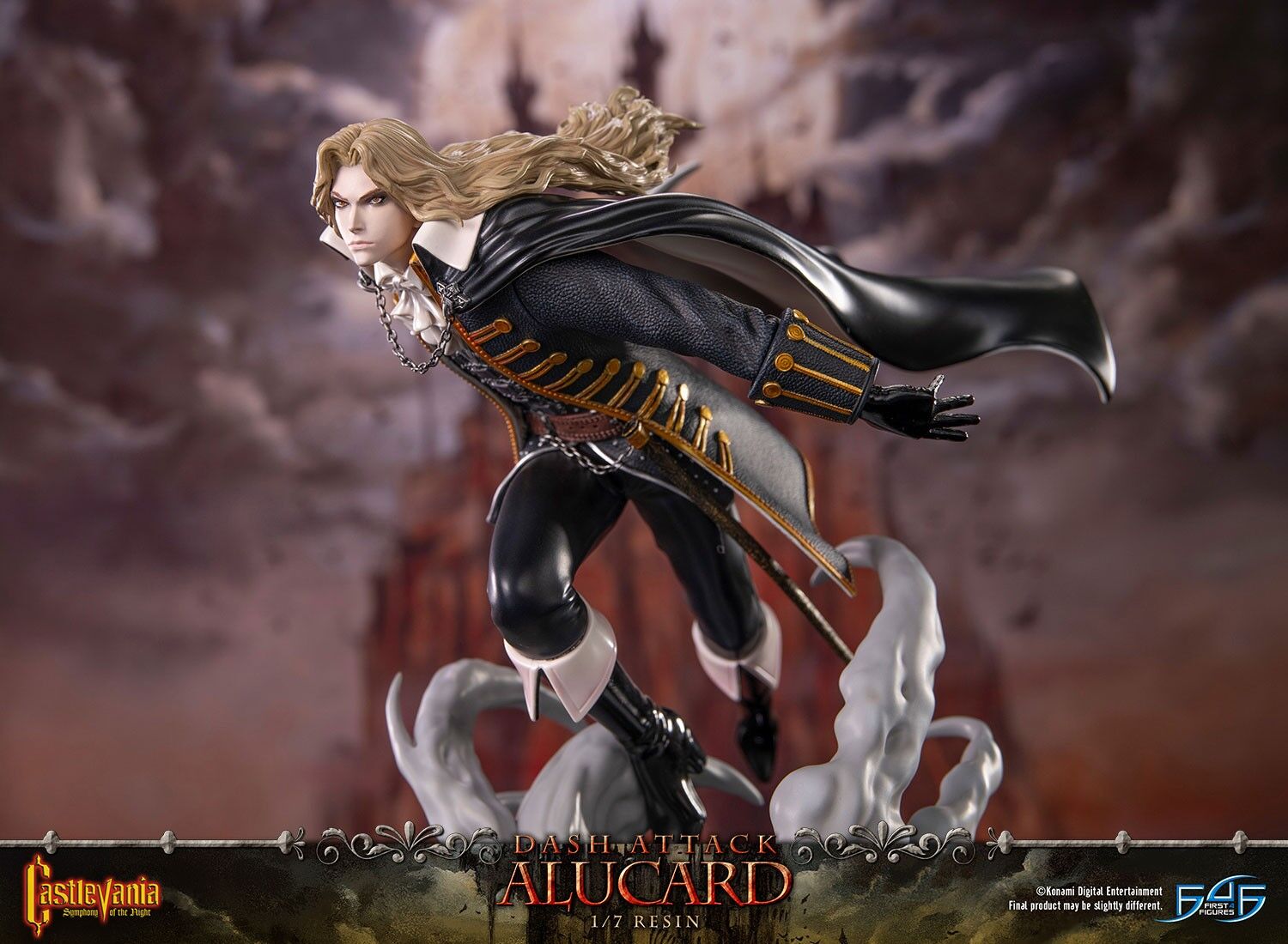 Akumajou Dracula X: Gekka no Yasoukyoku - Alucard - 1/7 - Dash Attack, Standard Edition (First 4 Figures) photo 21