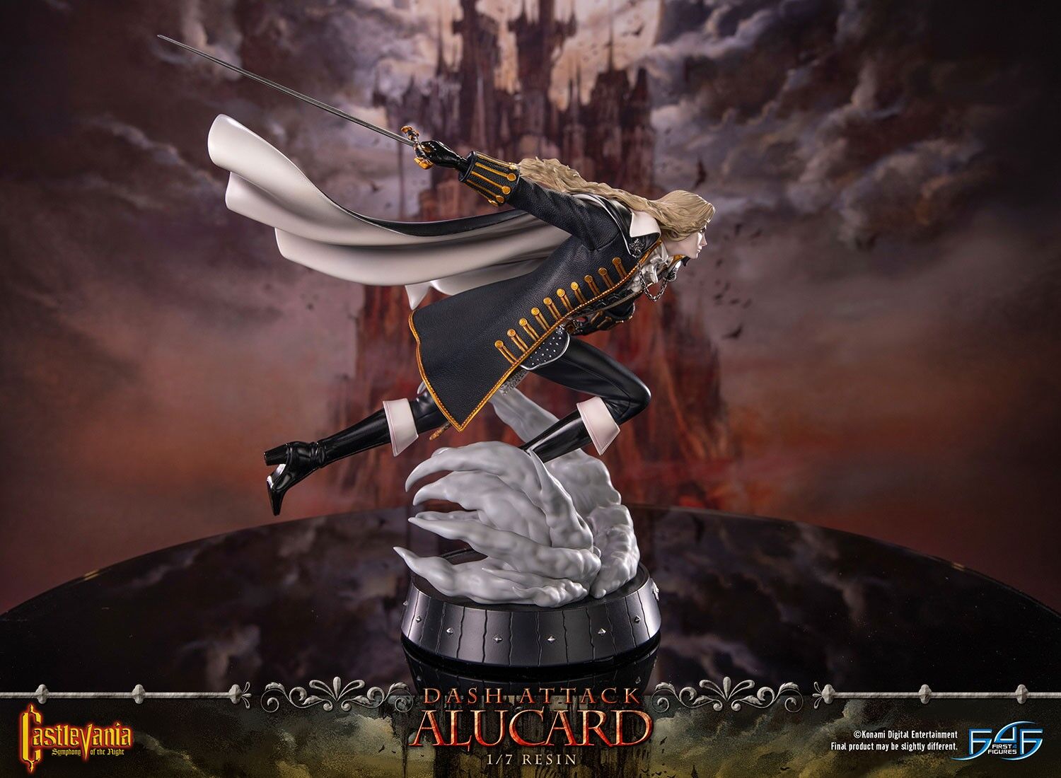 Akumajou Dracula X: Gekka no Yasoukyoku - Alucard - 1/7 - Dash Attack, Standard Edition (First 4 Figures) photo 22