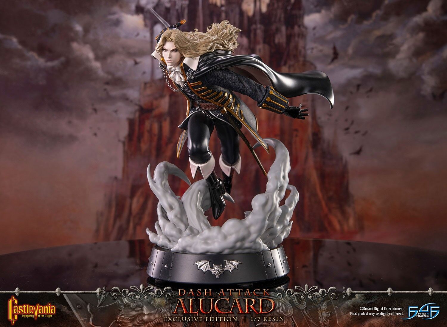 Akumajou Dracula X: Gekka no Yasoukyoku - Alucard - 1/7 - Dash Attack, Exclusive Edition (First 4 Figures) photo 3