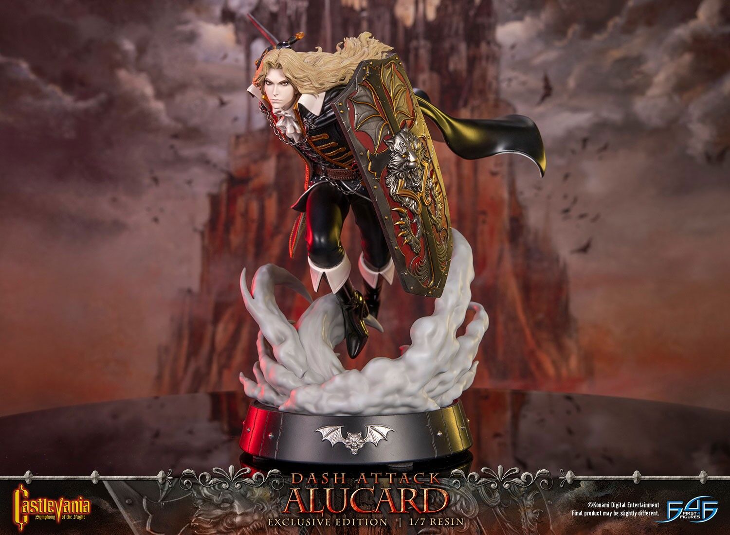 Akumajou Dracula X: Gekka no Yasoukyoku - Alucard - 1/7 - Dash Attack, Exclusive Edition (First 4 Figures) photo 4