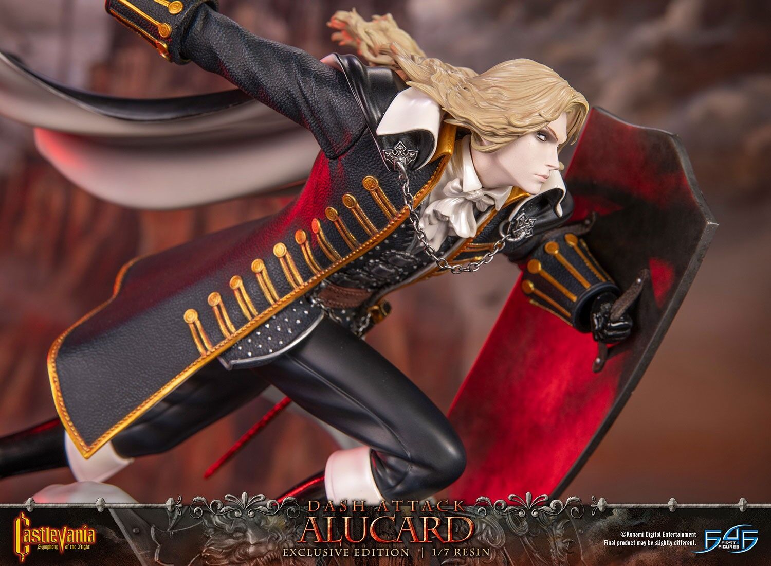 Akumajou Dracula X: Gekka no Yasoukyoku - Alucard - 1/7 - Dash Attack, Exclusive Edition (First 4 Figures) photo 6