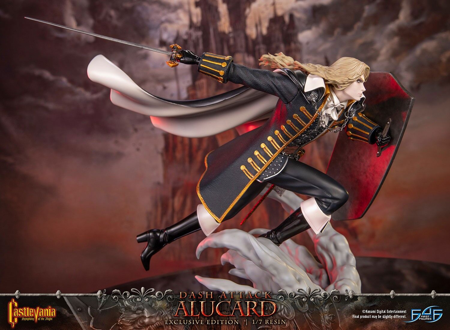 Akumajou Dracula X: Gekka no Yasoukyoku - Alucard - 1/7 - Dash Attack, Exclusive Edition (First 4 Figures) photo 7