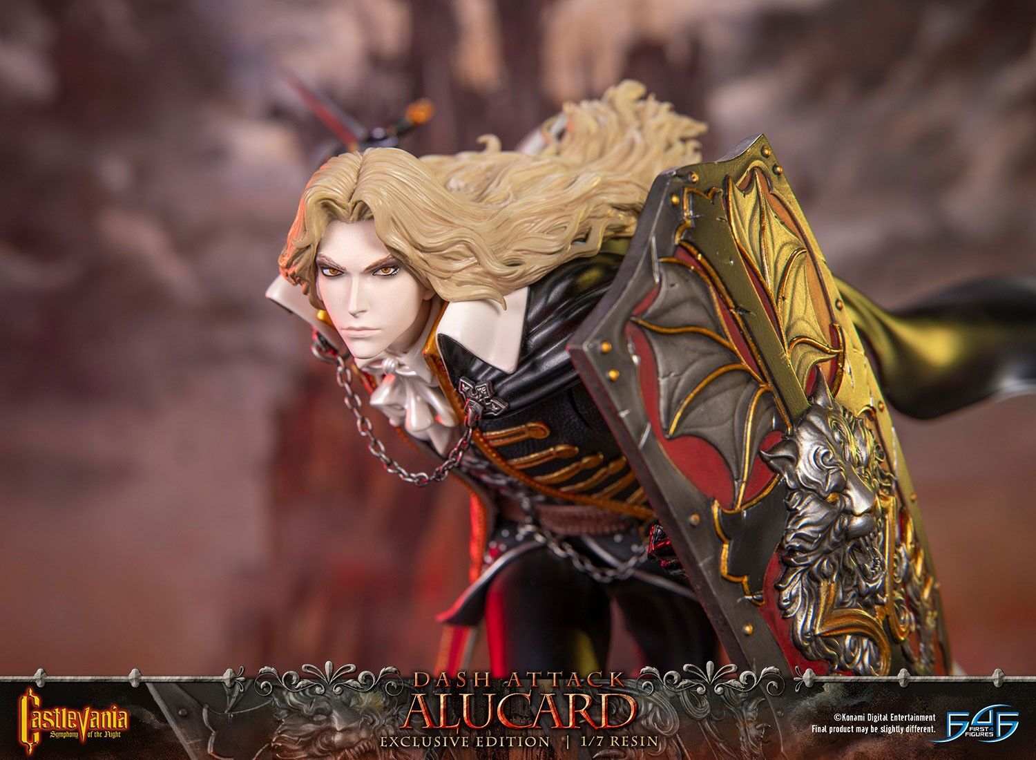 Akumajou Dracula X: Gekka no Yasoukyoku - Alucard - 1/7 - Dash Attack, Exclusive Edition (First 4 Figures) photo 8