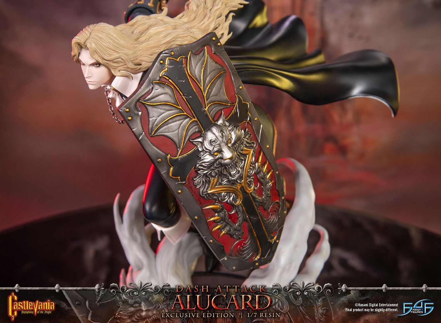 Akumajou Dracula X: Gekka no Yasoukyoku - Alucard - 1/7 - Dash Attack, Exclusive Edition (First 4 Figures) photo 10