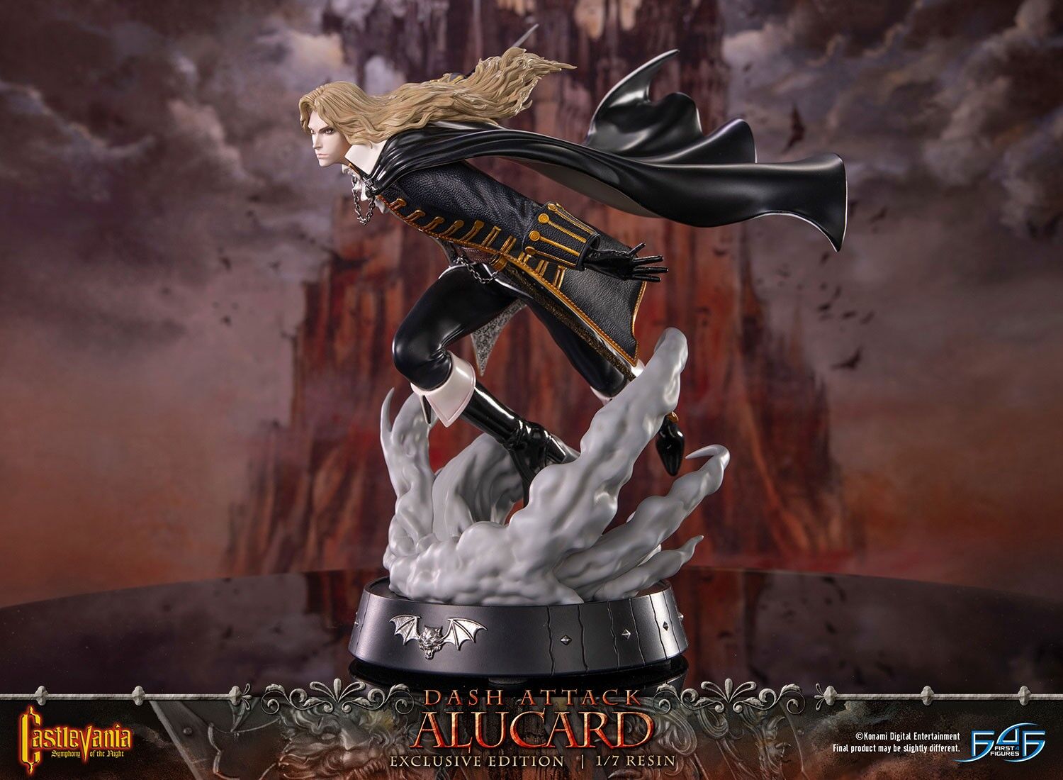 Akumajou Dracula X: Gekka no Yasoukyoku - Alucard - 1/7 - Dash Attack, Exclusive Edition (First 4 Figures) photo 11