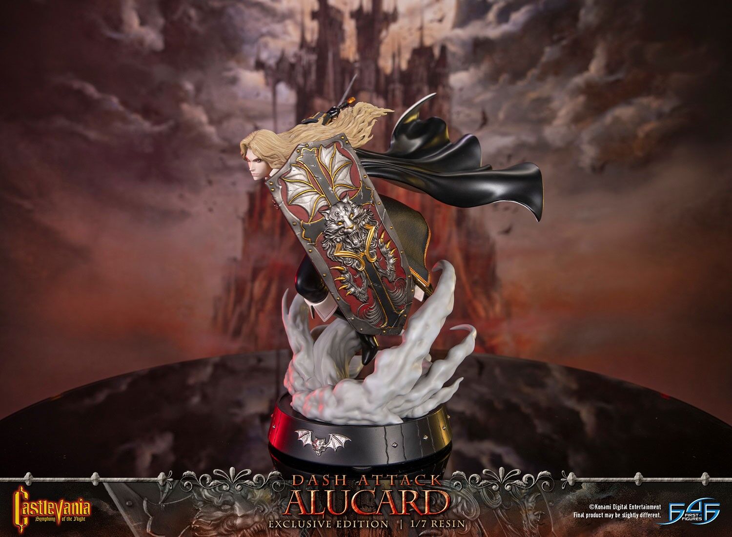 Akumajou Dracula X: Gekka no Yasoukyoku - Alucard - 1/7 - Dash Attack, Exclusive Edition (First 4 Figures) photo 15