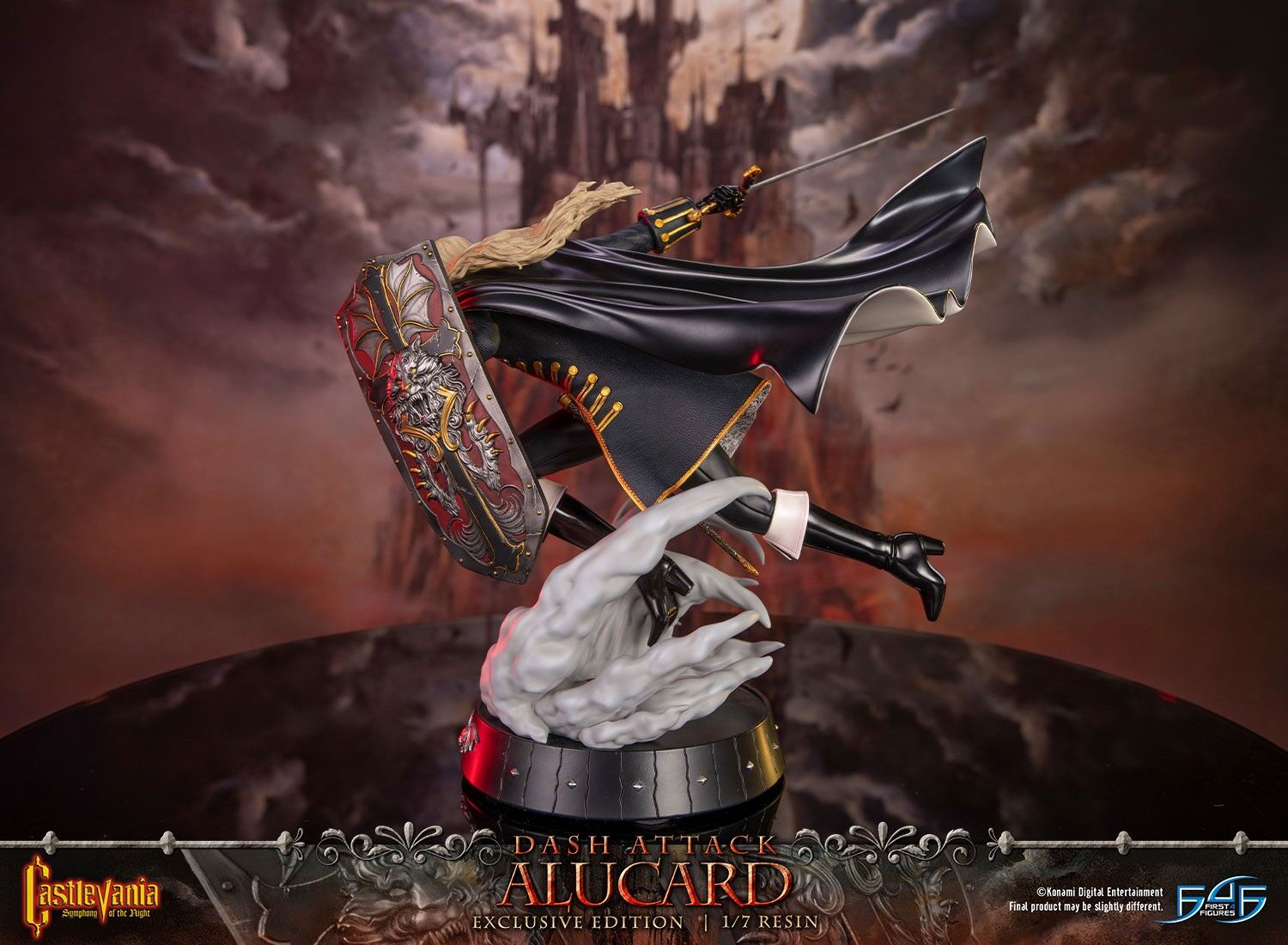 Akumajou Dracula X: Gekka no Yasoukyoku - Alucard - 1/7 - Dash Attack, Exclusive Edition (First 4 Figures) photo 16
