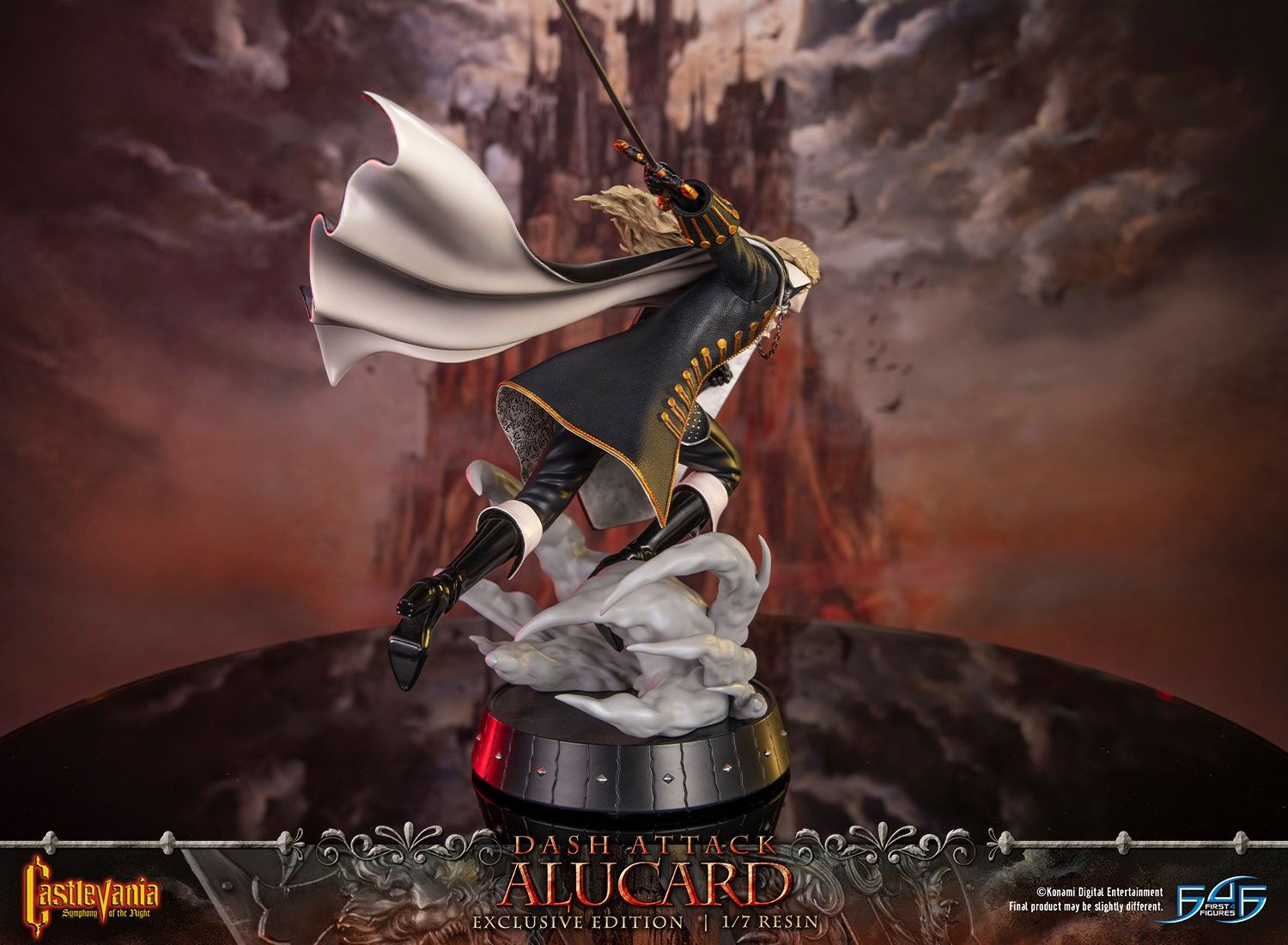Akumajou Dracula X: Gekka no Yasoukyoku - Alucard - 1/7 - Dash Attack, Exclusive Edition (First 4 Figures) photo 18