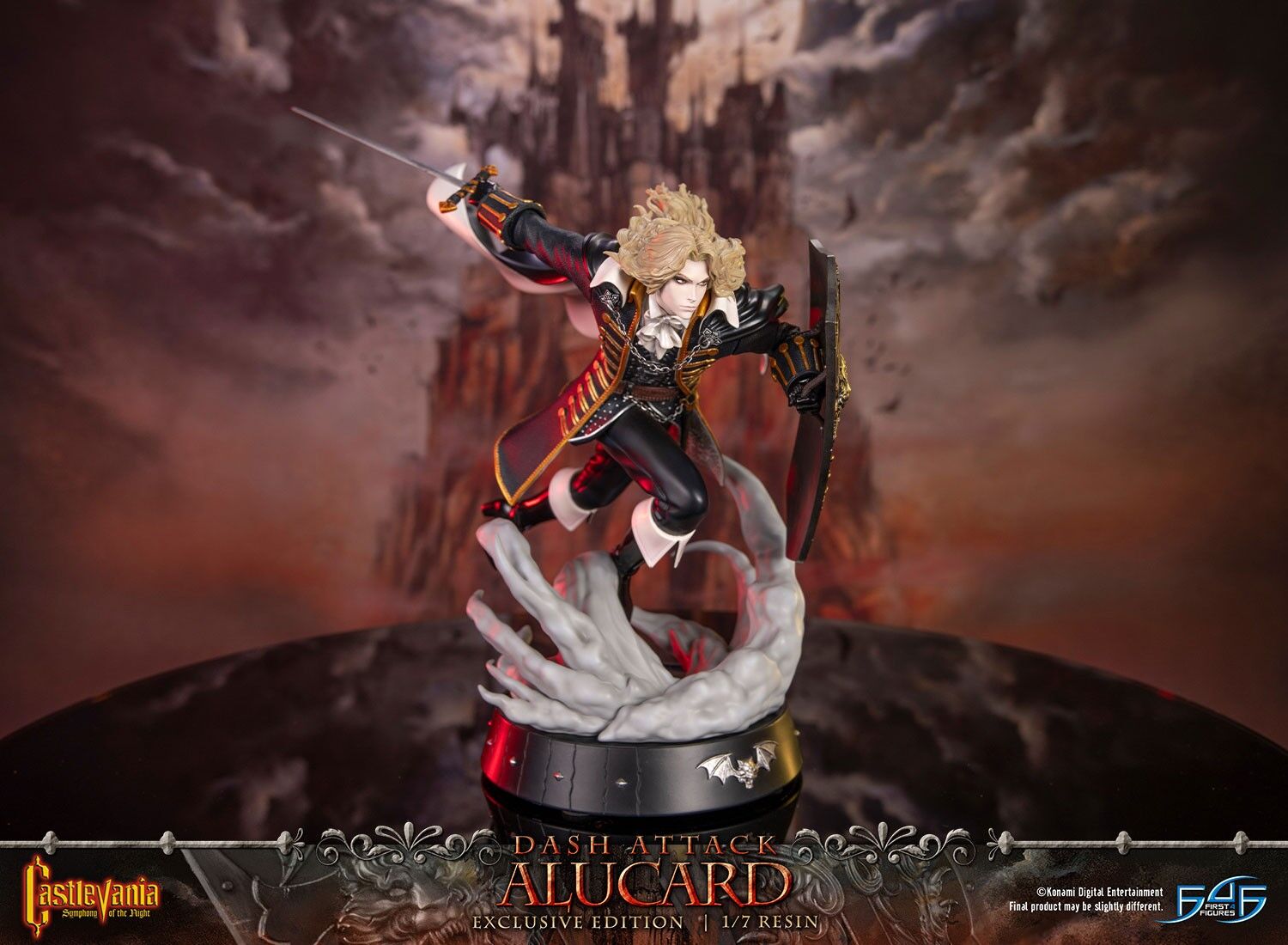 Akumajou Dracula X: Gekka no Yasoukyoku - Alucard - 1/7 - Dash Attack, Exclusive Edition (First 4 Figures) photo 20