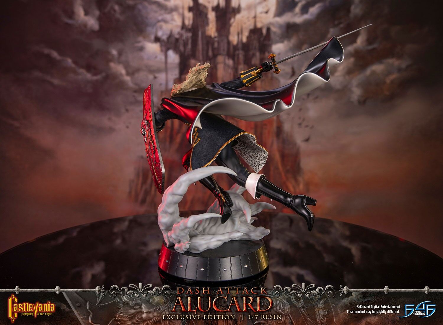 Akumajou Dracula X: Gekka no Yasoukyoku - Alucard - 1/7 - Dash Attack, Exclusive Edition (First 4 Figures) photo 22