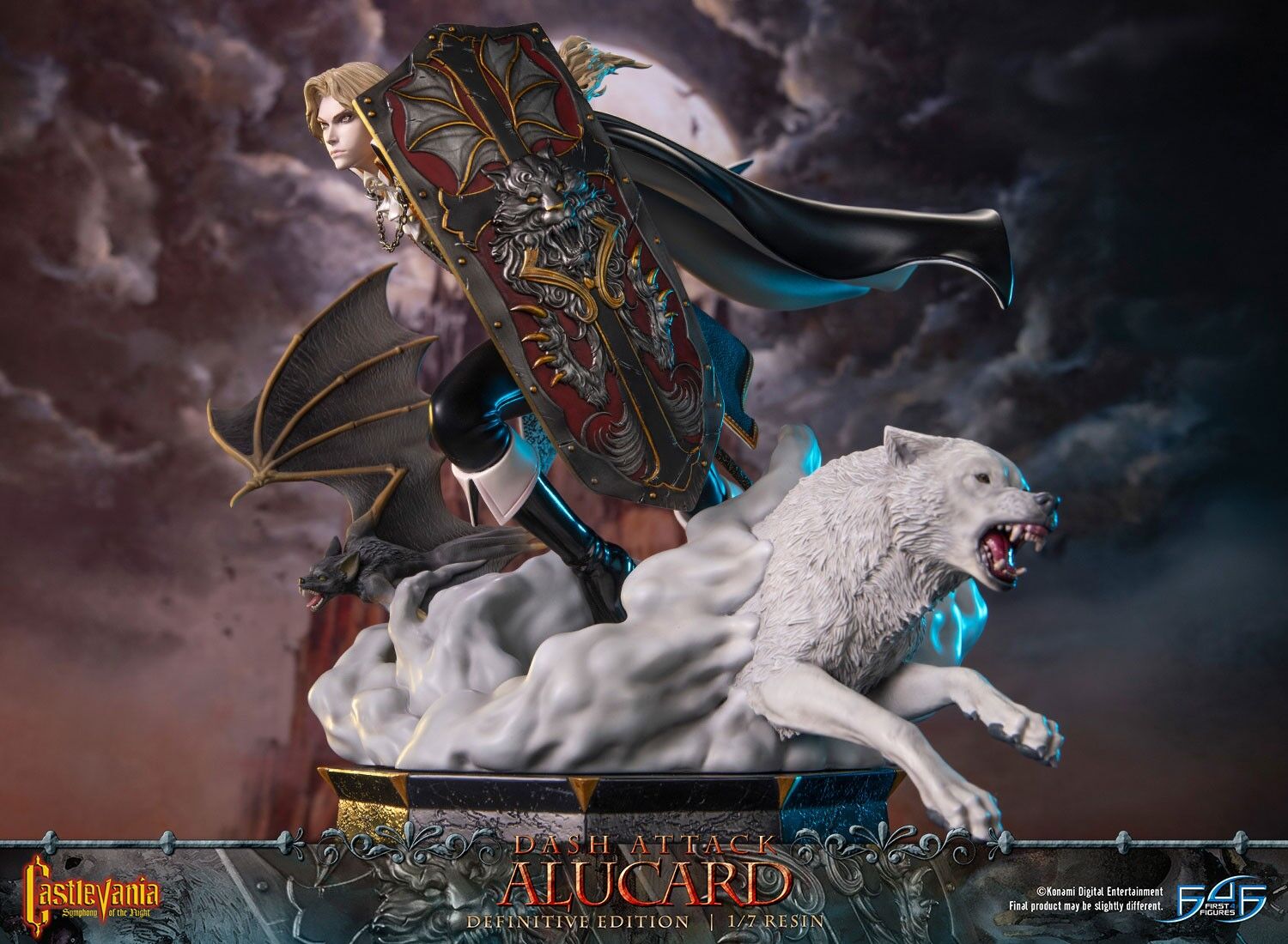 Akumajou Dracula X: Gekka no Yasoukyoku - Alucard - 1/7 - Dash Attack, Definitive Edition (First 4 Figures) photo 8