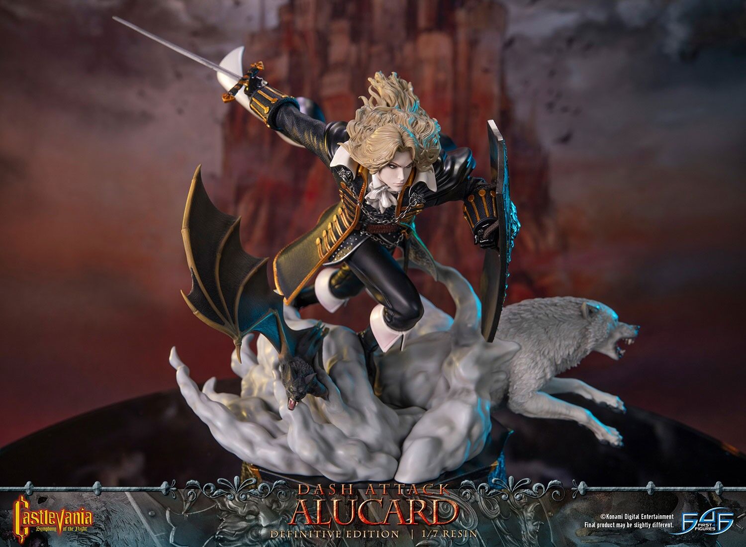 Akumajou Dracula X: Gekka no Yasoukyoku - Alucard - 1/7 - Dash Attack, Definitive Edition (First 4 Figures) photo 10