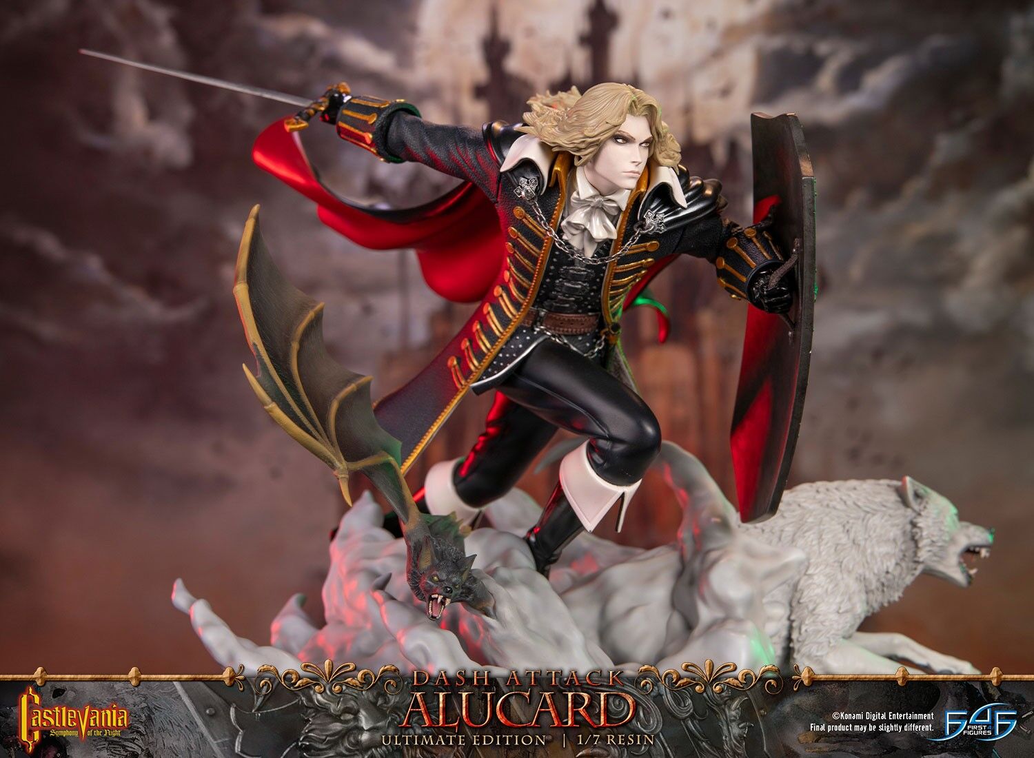 Akumajou Dracula X: Gekka no Yasoukyoku - Alucard - 1/7 - Dash Attack, Ultimate Edition (First 4 Figures) photo 2