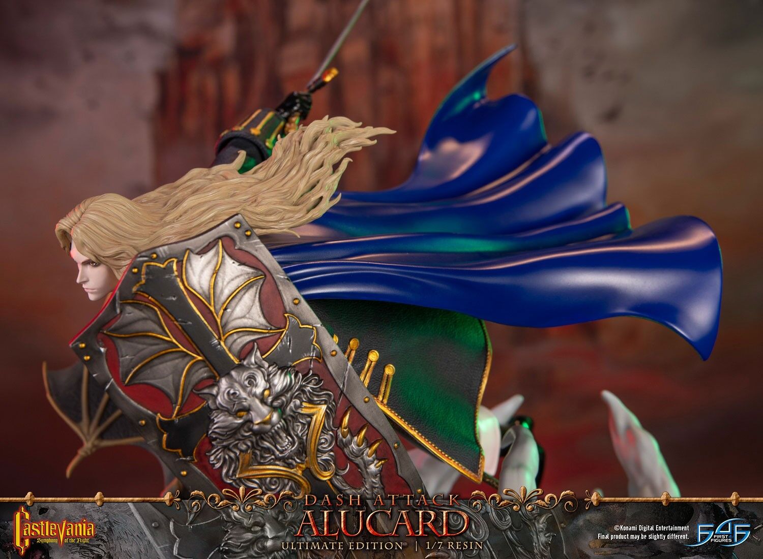 Akumajou Dracula X: Gekka no Yasoukyoku - Alucard - 1/7 - Dash Attack, Ultimate Edition (First 4 Figures) photo 4