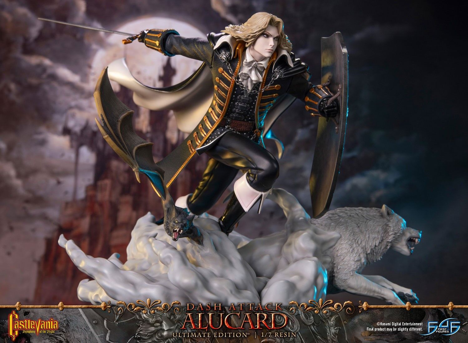 Akumajou Dracula X: Gekka no Yasoukyoku - Alucard - 1/7 - Dash Attack, Ultimate Edition (First 4 Figures) photo 9