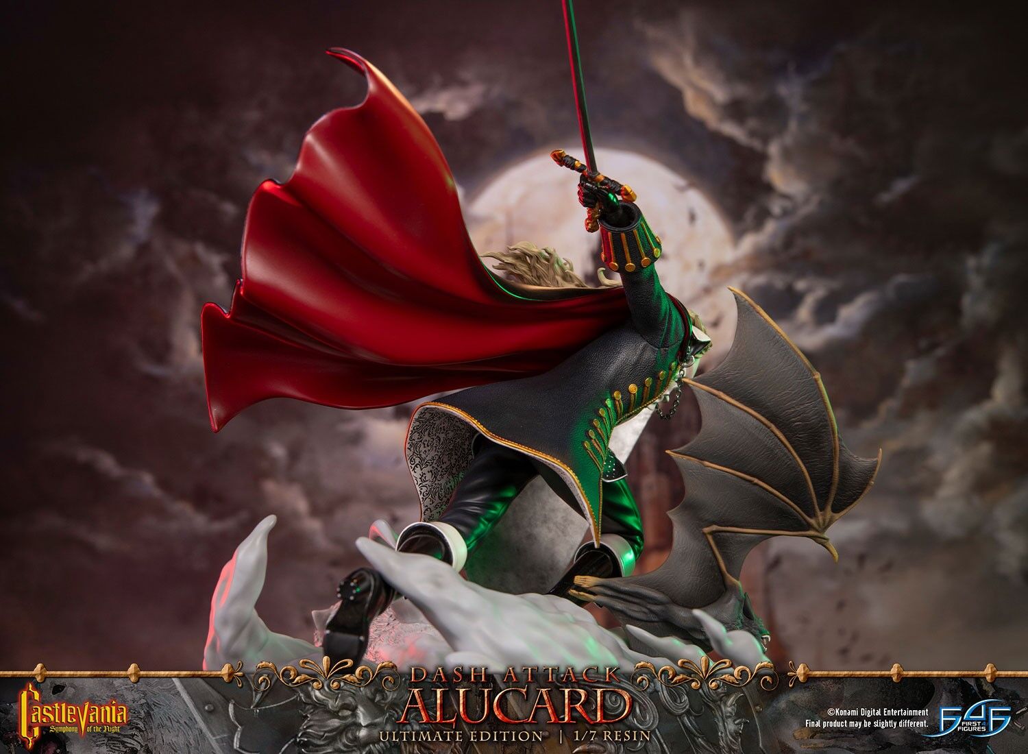 Akumajou Dracula X: Gekka no Yasoukyoku - Alucard - 1/7 - Dash Attack, Ultimate Edition (First 4 Figures) photo 32