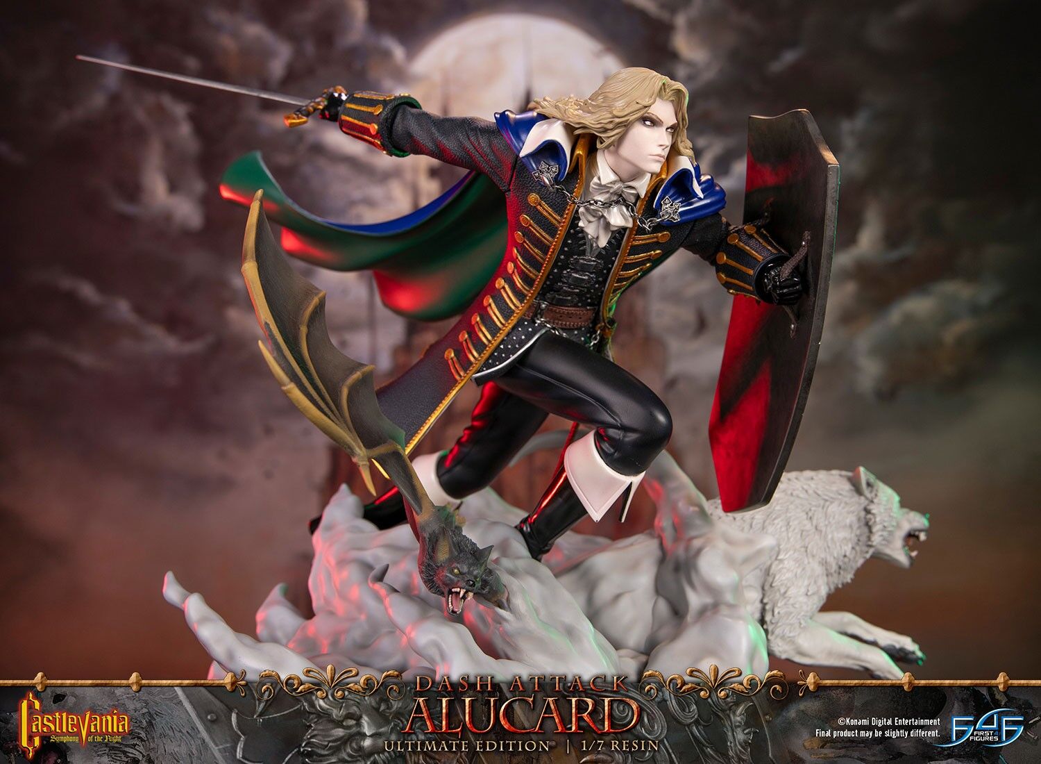 Akumajou Dracula X: Gekka no Yasoukyoku - Alucard - 1/7 - Dash Attack, Ultimate Edition (First 4 Figures) photo 41