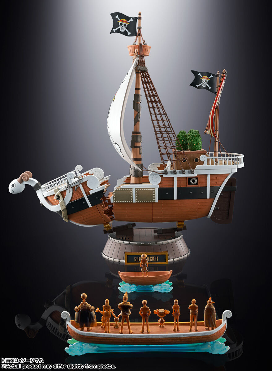 One Piece - Chimney - Franky - Going Merry - Gonbe - Klabautermann - Kokoro - Monkey D. Luffy - Nami - Nico Robin - Roronoa Zoro - Sanji - Sogeking - Tony Tony Chopper - Chogokin - One Piece Animation 25th Anniversary Memorial Edition (Bandai Spirits) photo 2