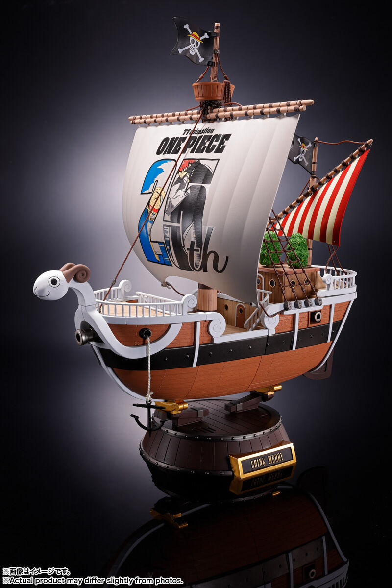 One Piece - Chimney - Franky - Going Merry - Gonbe - Klabautermann - Kokoro - Monkey D. Luffy - Nami - Nico Robin - Roronoa Zoro - Sanji - Sogeking - Tony Tony Chopper - Chogokin - One Piece Animation 25th Anniversary Memorial Edition (Bandai Spirits) photo 3
