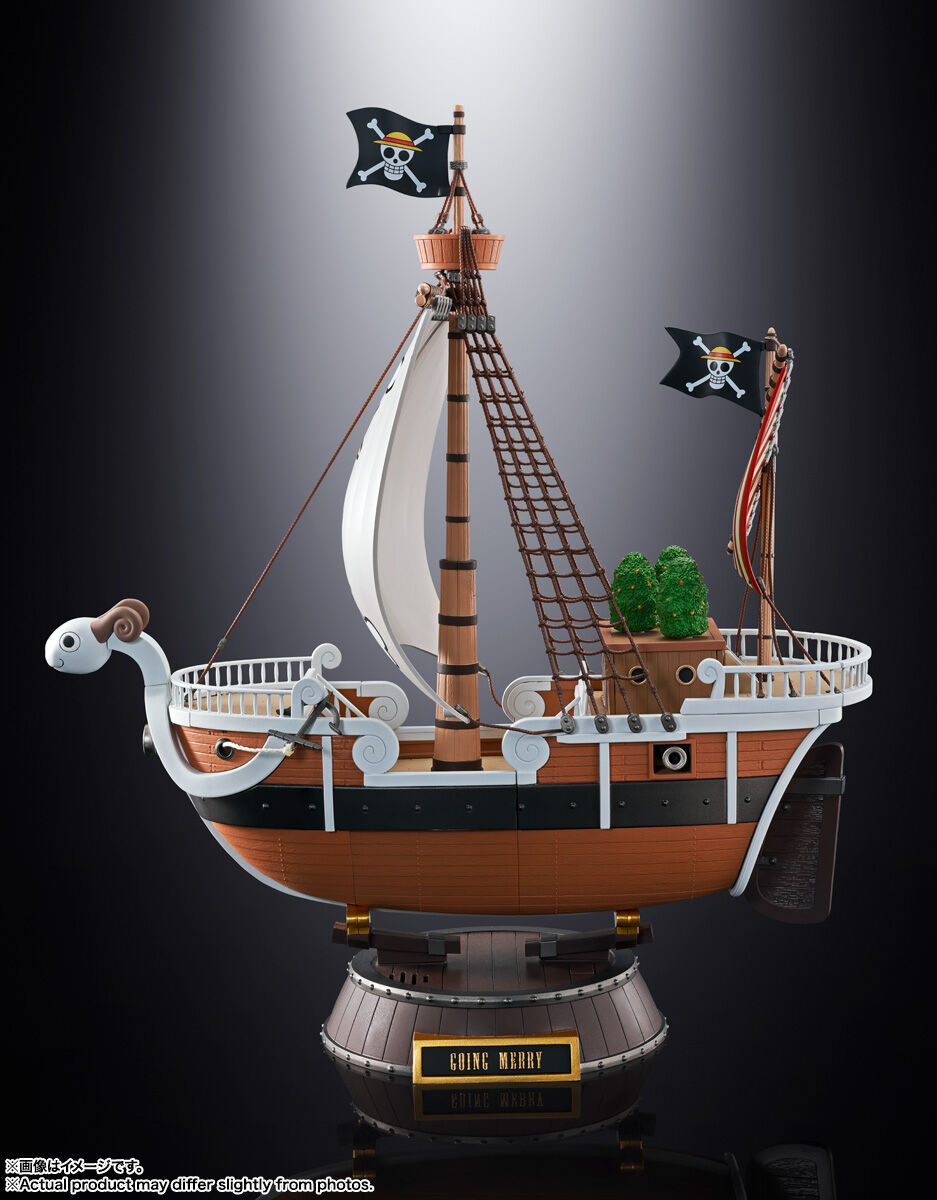 One Piece - Chimney - Franky - Going Merry - Gonbe - Klabautermann - Kokoro - Monkey D. Luffy - Nami - Nico Robin - Roronoa Zoro - Sanji - Sogeking - Tony Tony Chopper - Chogokin - One Piece Animation 25th Anniversary Memorial Edition (Bandai Spirits) photo 7