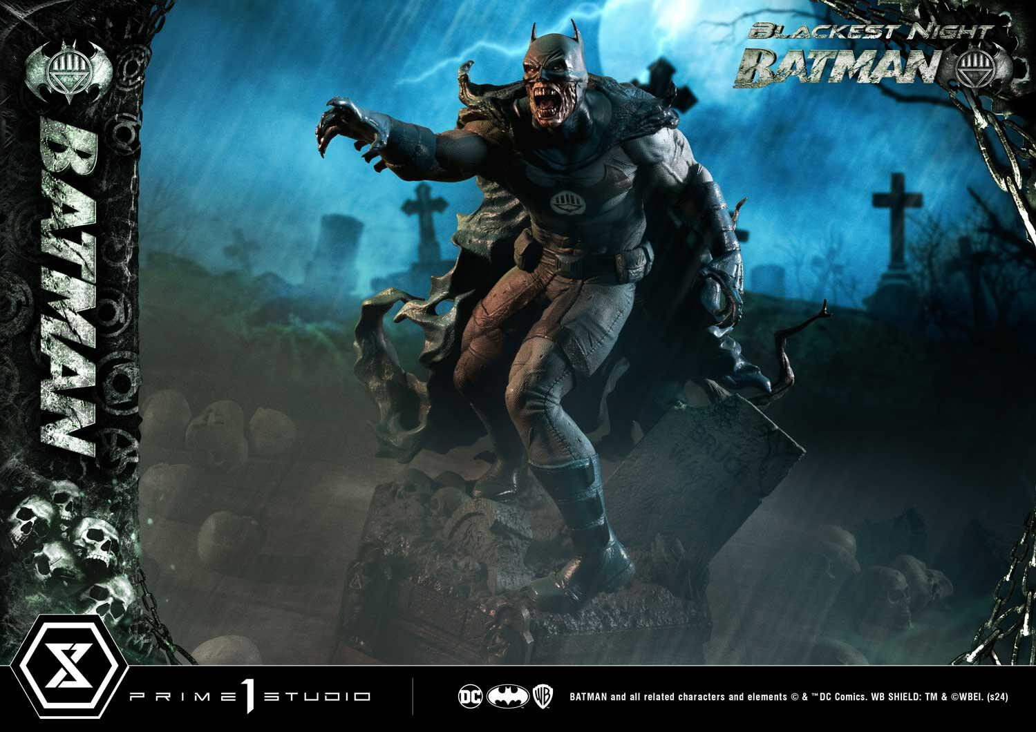 Blackest Night - Batman - Premium Masterline (PMDCBN-01S) - 1/4 - Bonus Version (Prime 1 Studio) photo 3