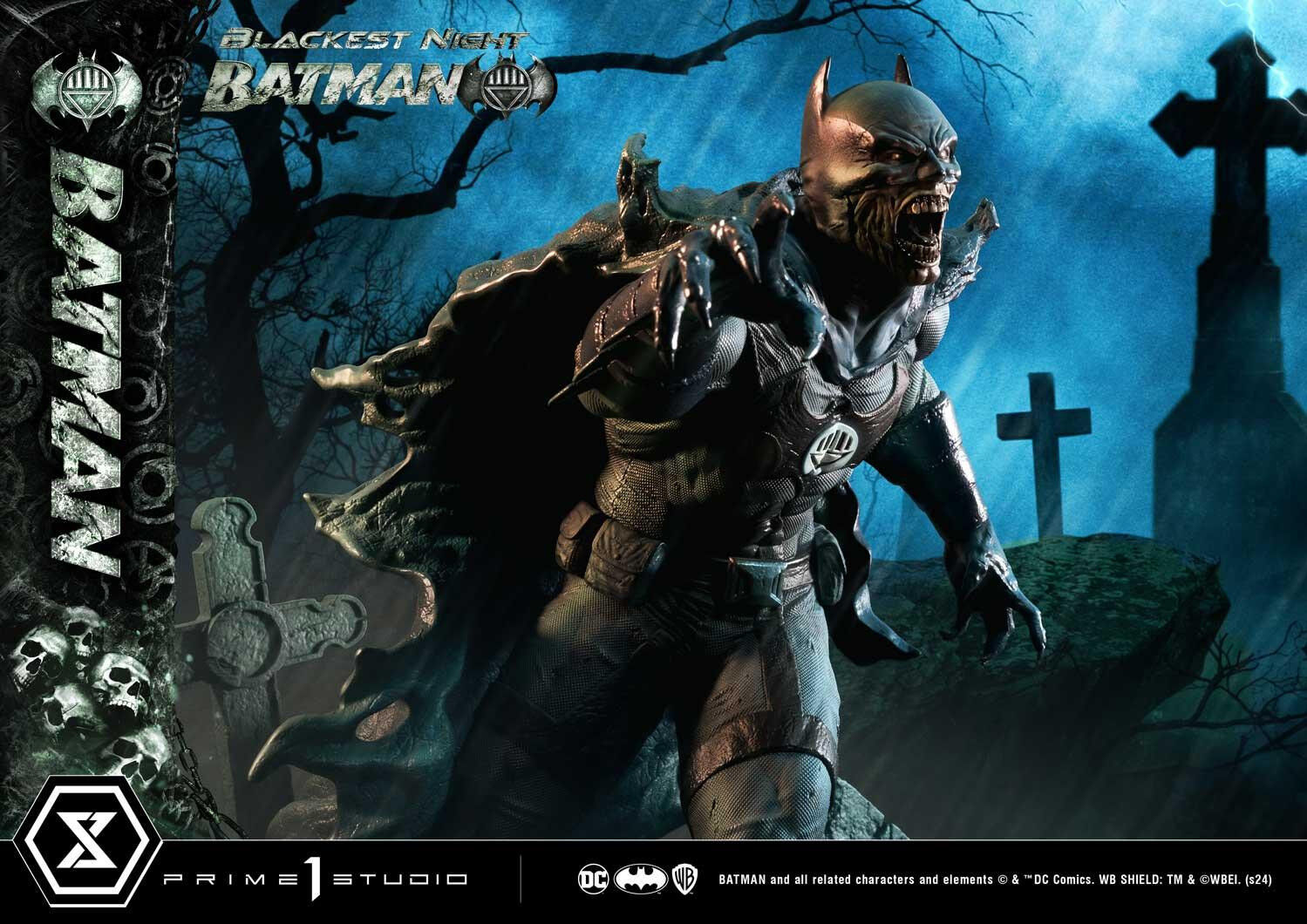 Blackest Night - Batman - Premium Masterline (PMDCBN-01S) - 1/4 - Bonus Version (Prime 1 Studio) photo 4