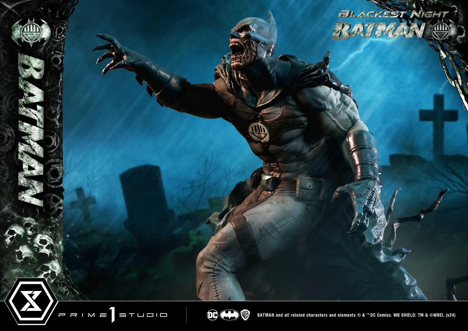 Blackest Night - Batman - Premium Masterline (PMDCBN-01S) - 1/4 - Bonus Version (Prime 1 Studio) photo 6