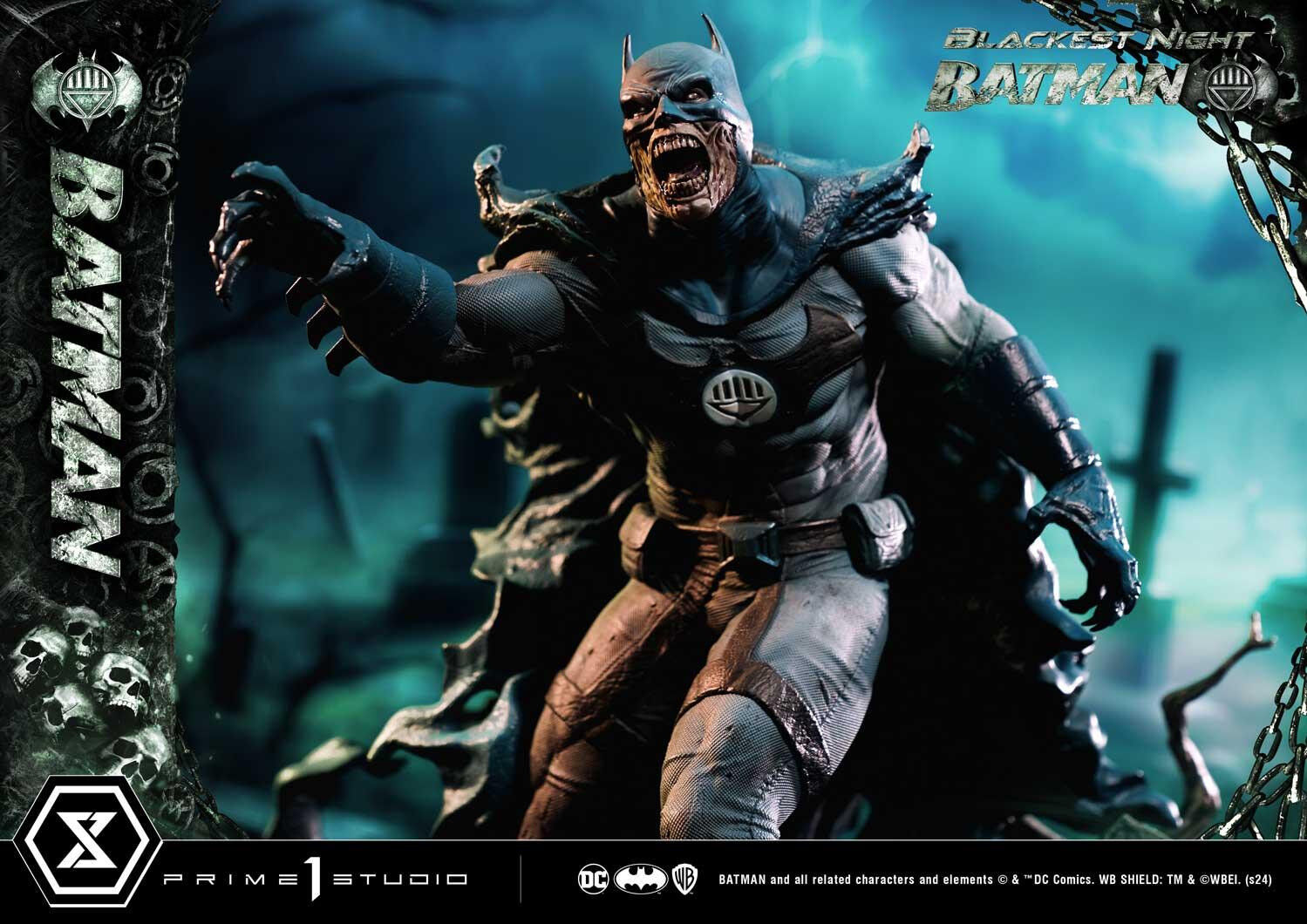 Blackest Night - Batman - Premium Masterline (PMDCBN-01S) - 1/4 - Bonus Version (Prime 1 Studio) photo 9