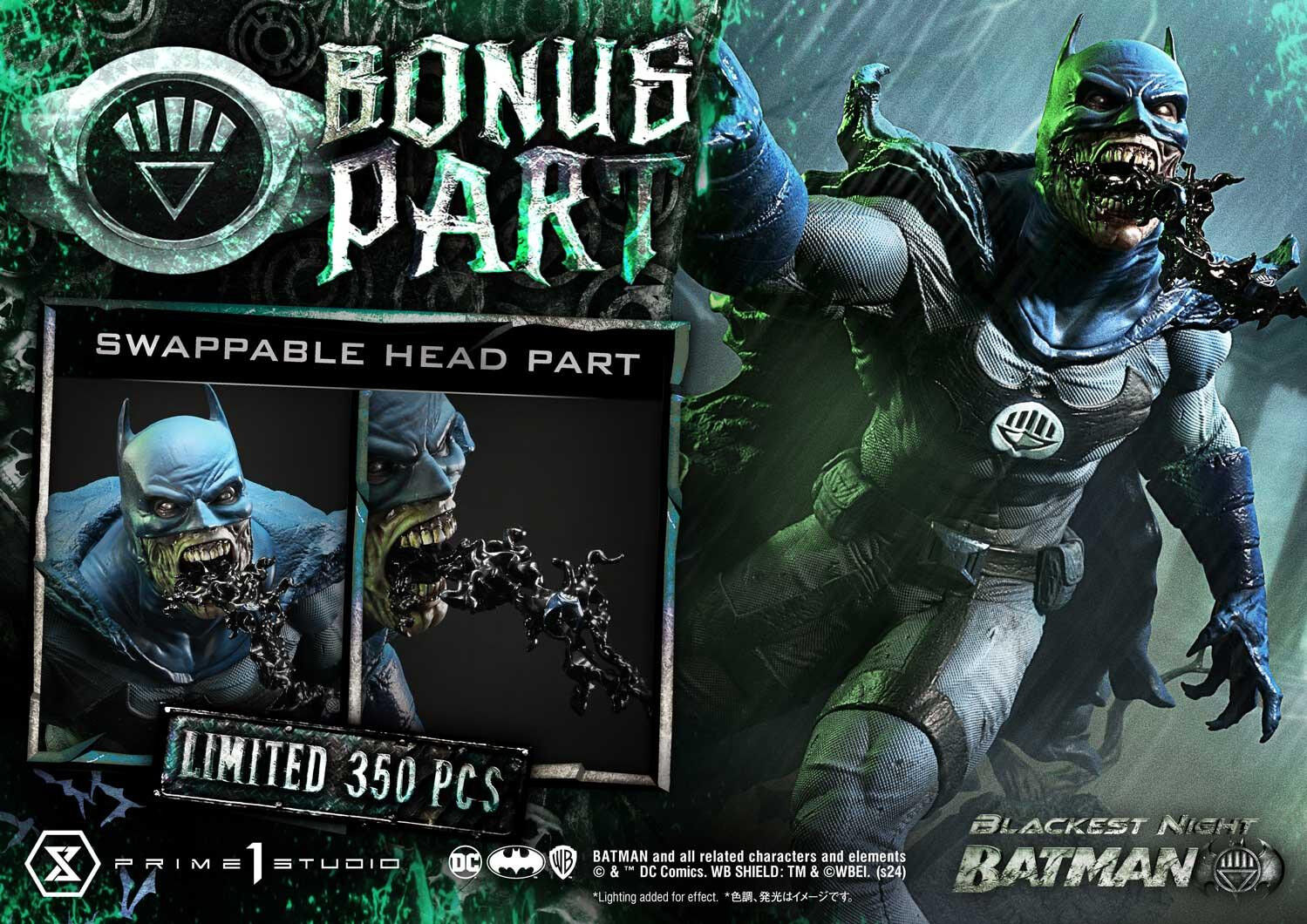 Blackest Night - Batman - Premium Masterline (PMDCBN-01S) - 1/4 - Bonus Version (Prime 1 Studio) photo 19
