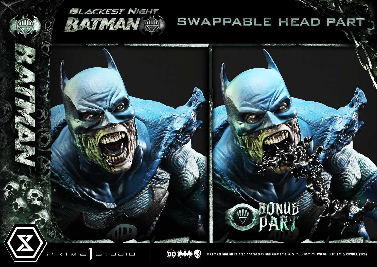 Blackest Night - Batman - Premium Masterline (PMDCBN-01S) - 1/4 - Bonus Version (Prime 1 Studio) photo 20