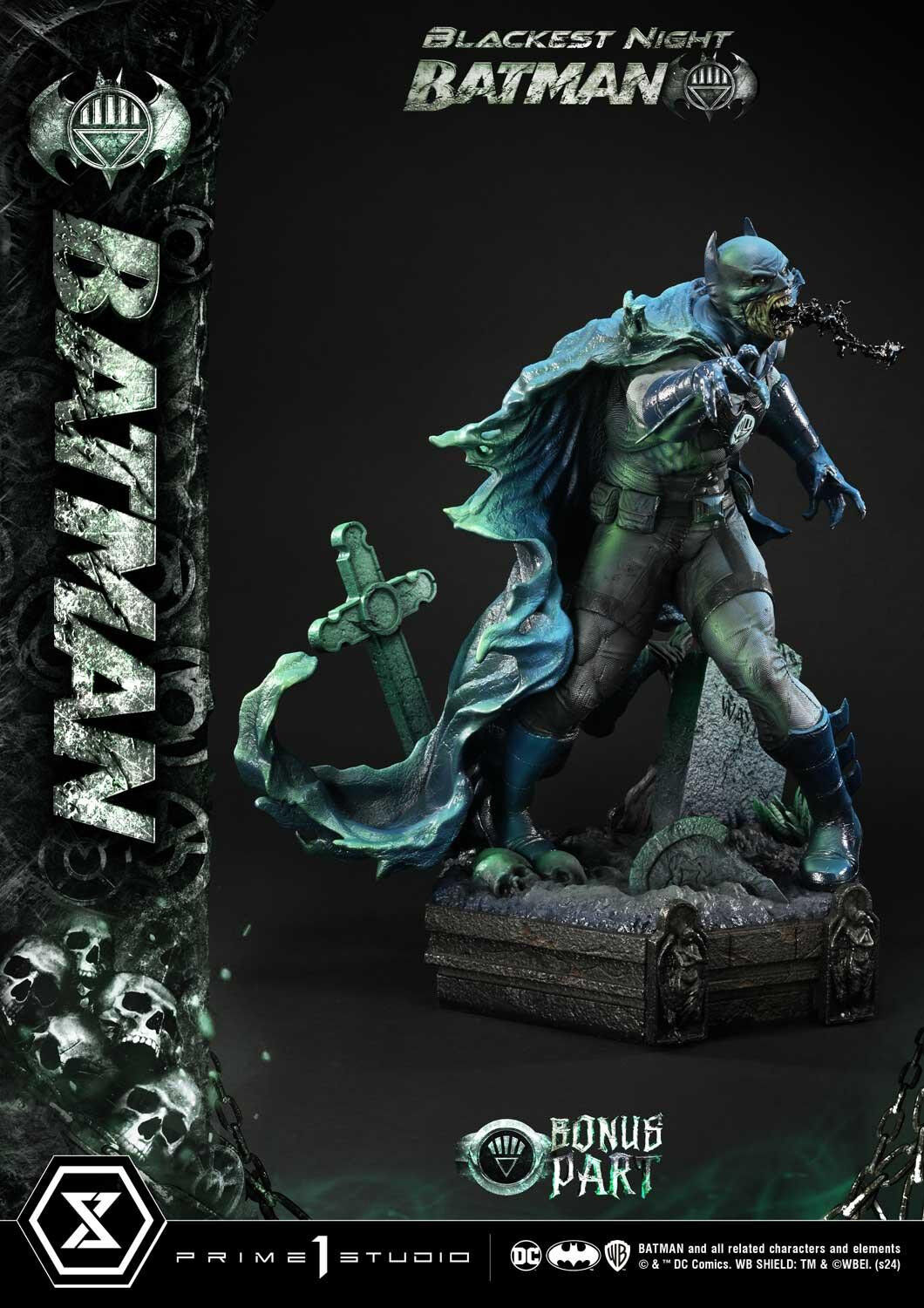 Blackest Night - Batman - Premium Masterline (PMDCBN-01S) - 1/4 - Bonus Version (Prime 1 Studio) photo 28