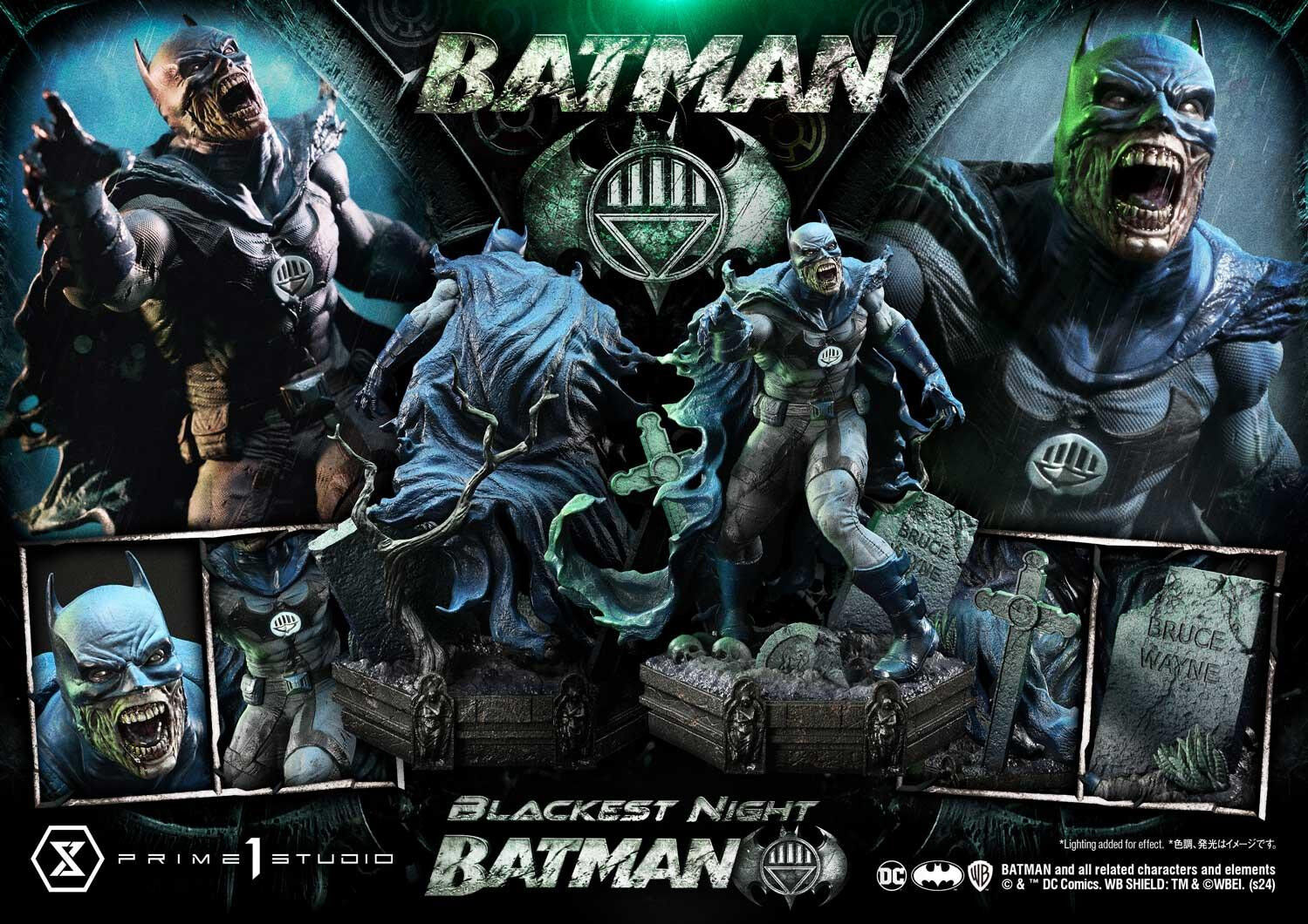 Blackest Night - Batman - Premium Masterline (PMDCBN-01S) - 1/4 - Bonus Version (Prime 1 Studio) photo 34