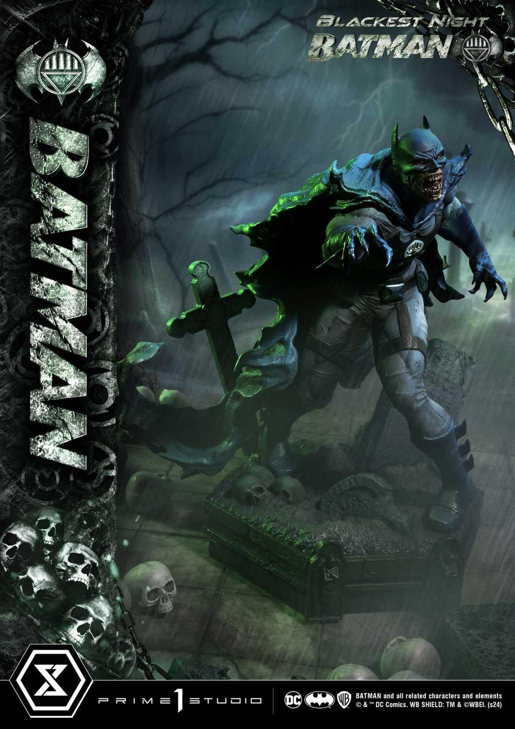 Blackest Night - Batman - Premium Masterline (PMDCBN-01S) - 1/4 - Bonus Version (Prime 1 Studio) photo 51